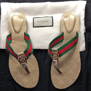 Gucci Flip Flops